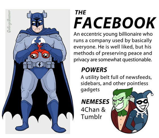 Liga de la Justicia en Internet, Facebook