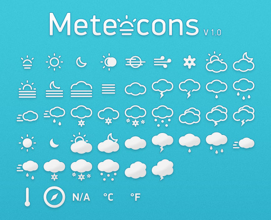 MeteoCons: Iconos del Clima
