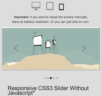 CSScience – CSS3 Responsive Slider