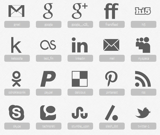 Pictonic Font Icons: 230 iconos multinavegador