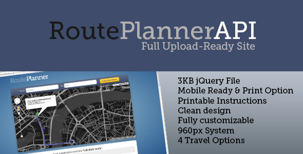 Descargar Route Planner API en CodeCanyon - Envato