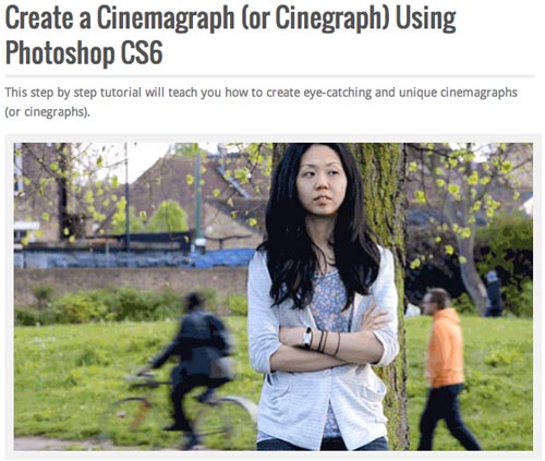 Tutorial para crear Cinemagraph con Photoshop CS6