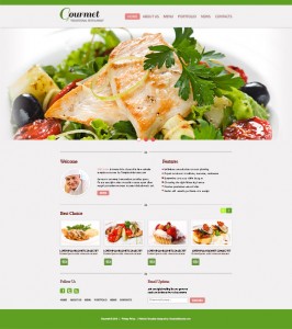 Plantilla gratuita para web restaurantes