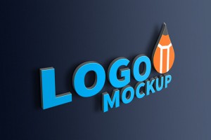 Descargar 3D Logo Mockup