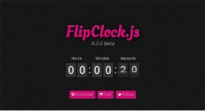 FlipClock, un plugin de jQuery para relojes