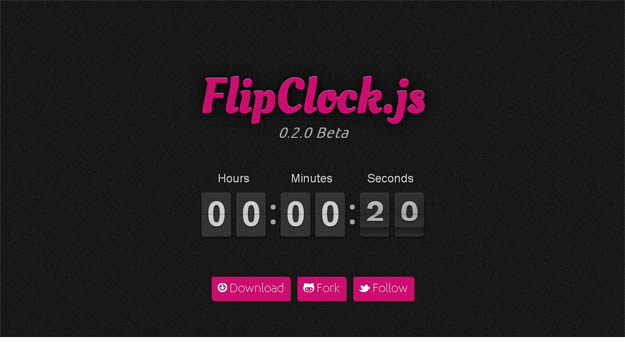 FlipClock, un plugin de jQuery para crear un reloj