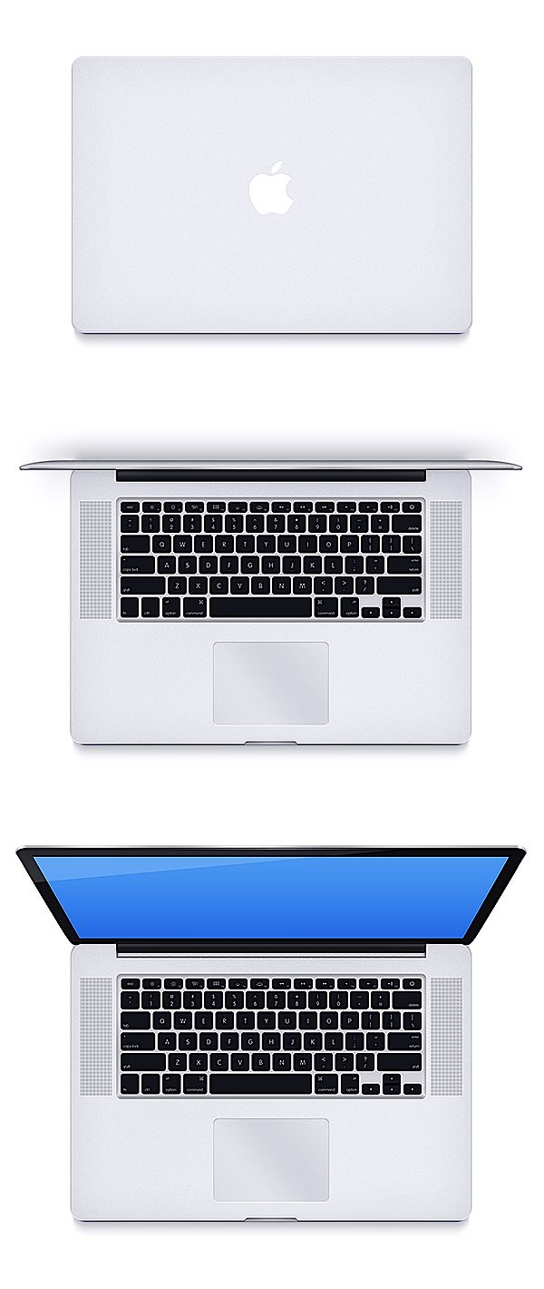 Mock-up PSD de MacBook Pro