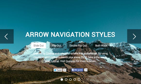 Arrow Navigation Style en CSS