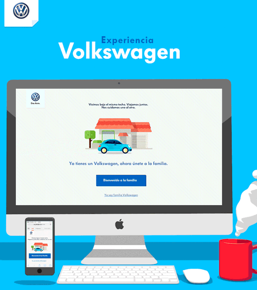 Experiencia Volkswagen – Sitio web UI/UX