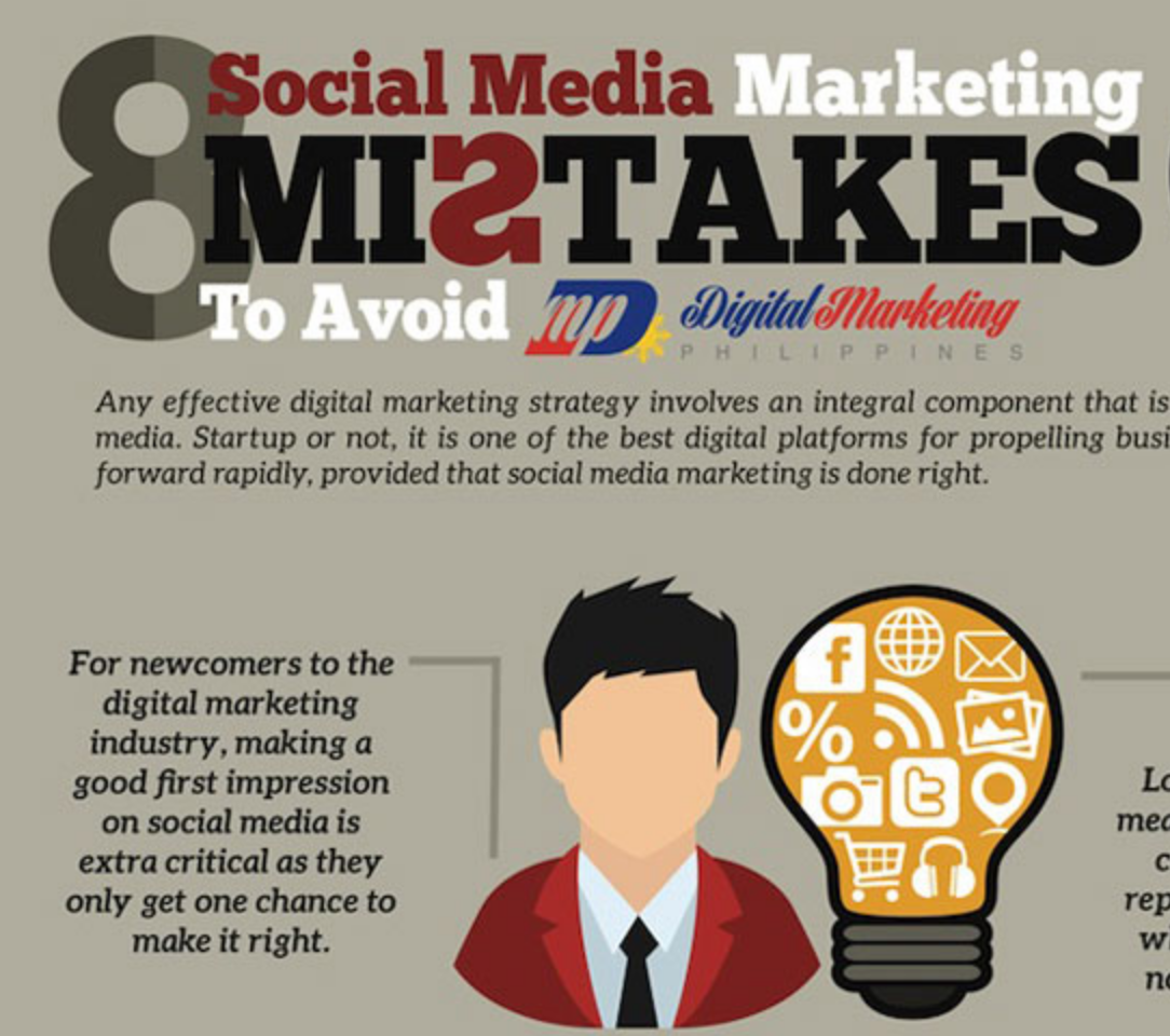 8 errores de marketing en redes sociales que debes evitar