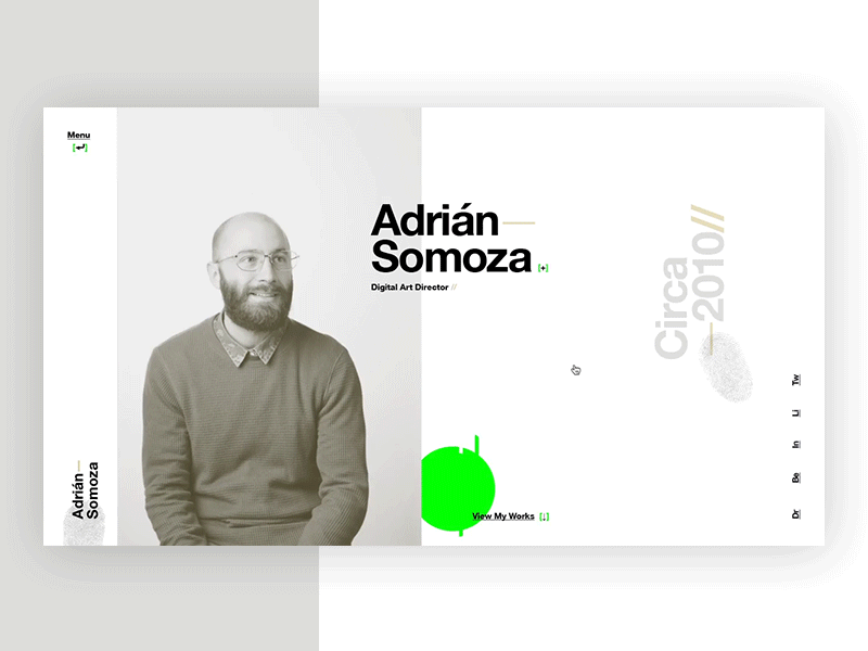 Adrian Somoza es Visual Designer