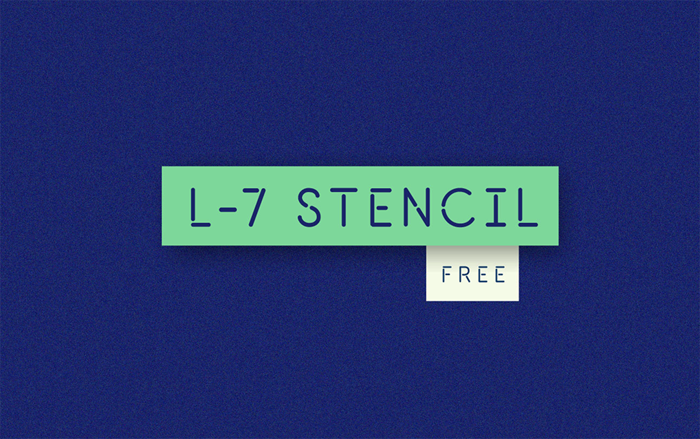 L7 Stencil - Fuentes Tipográficas