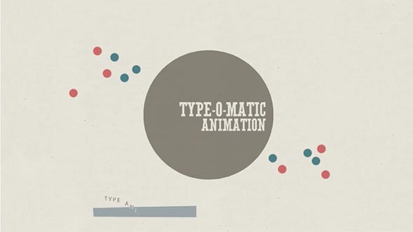 Type-Omatic - un proyecto After Effects gratis