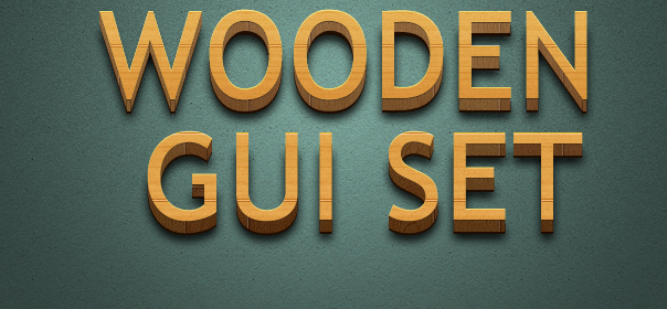 Wooden GUI set
