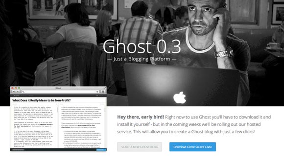 Ghost, la nueva plataforma para crear blogs, ya disponible al público