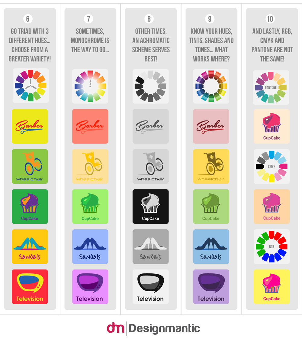 #Infografía: Los 10 mandamientos de la teoría del color
