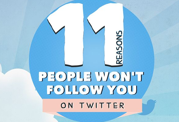 11 motivos por los que no te siguen en Twitter