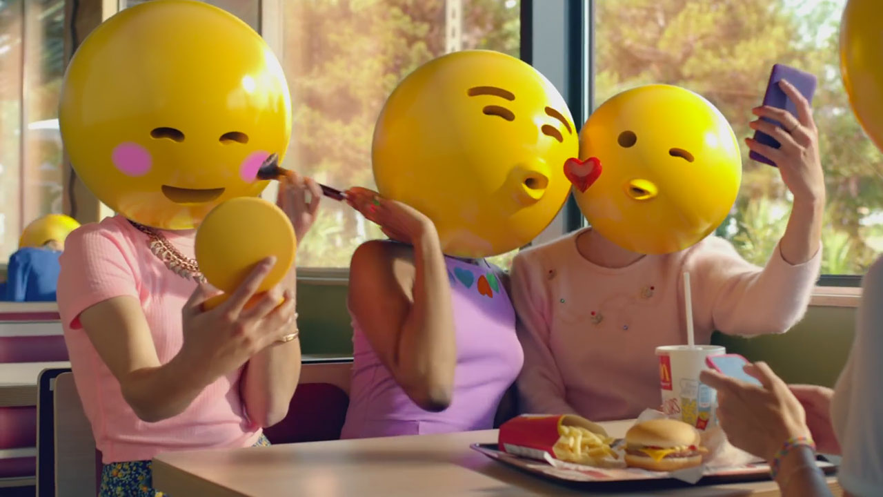 Un spot de McDonald’s protagonizado por emojis