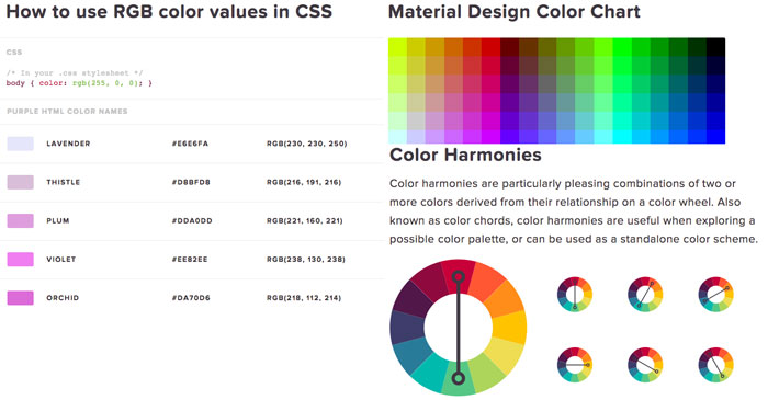 HTML Color Codes – Colores CSS al detalle